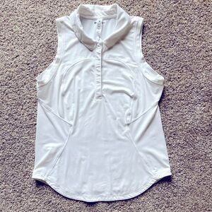Lululemon Sleeveless Polo (White)